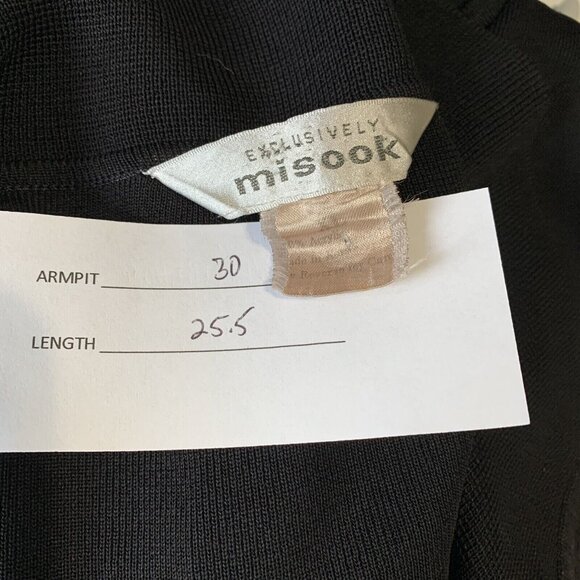 Exclusively Misook Women’s XL Knit Open Cardigan Blazer Black Quiet Luxury - Picture 2 of 8